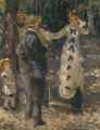 Die Schaukel Auguste Renoir Park Mann Frau Kind Kunstdruck Plakat Poster 191