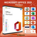 Microsoft Office 2021 Standard - KEIN ABO - NEU - für Windows 10 & Windows 11