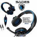 Headset+Audio Stereo Y Splitter 3.5mm Extens Cable.KOPFHÖRER.SADES SA708.Gaming