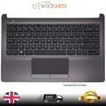 Ersatz für HP 14-DK0001NG Laptop Handauflage UK Layout Tastatur L24818-031