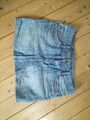 ESPRIT Jeansrock Gr. 38 (W29) Blau Coole Akzente 