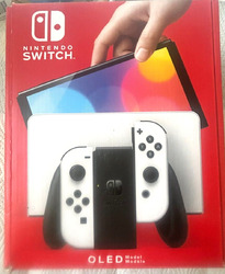 Nintendo Switch OLED-Modell HEG-001 64GB Handheld-Spielekonsole - Weiß