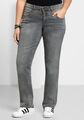 Sheego Stretch-Jeans LANA mit Used-Effekten in grau - ehm. 69,99€