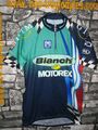 Vintage Cycling jersey shirt '80s team Bianchi Motorex maglia bici ciclismo 