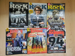 6 Zeitschriften: 3x Classic Rock Magazin 2x Rock Hard 1x Metal Hammer 2023/2024