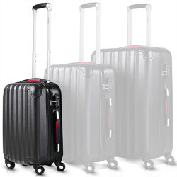 Koffer Hartschale Trolley Reisekoffer Hartschalenkoffer 4 Rollen Spinner Case M✔️Gel-Tragegriff ✔️Universal Handgepäck✔️ Robuste Hülle