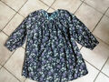 Bluse * Tunika * mit Blumendruck * 44 * WIE NEU