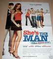 Filmposter Neu A1 Plakat She's the Man - Voll mein Typ!