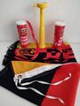 5 Fanartikel Deutschland Fußball WM EM 2 Fahnen+3 Tröten*PRINGLES SONDEREDITION 