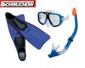 Tauchermaske mit Schnorschel Taucherbrille Schwimmflossen Set Intex Pool Bestway