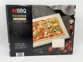 BBQ Pizzastein rechteckig 38cm für Backofen und Grill Pizzaplatte Neu