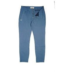 Mos Mosh Damen Jeans 7/8 Hose Leggin Skinny stretch high Chino 36 S W28 L30 blau