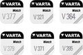 Watch Varta V 364 Uhrenzelle SR621 SW V364 (SR60) Silber-Oxid Knopfzelle