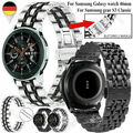 Edelstahl Metall Armband Für Samsung Galaxy Watch 46mm Gear S3 Classic 3 45MM DE