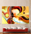 NEW ABSTRAKT 667 ONE KISS Leinwand Bild Malerei Gemälde Wandbild Kunst Druck XXL