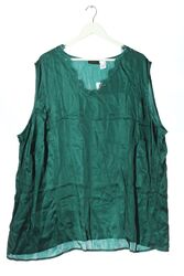 KOMPLIMENTE ärmellose Bluse Damen Gr. DE 58 grün Casual-Look