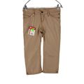 Mustang Indiana Damen Beige Regular Anstieg Slim Fit Chino Cropped Hose W27