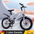 18 Zoll Mountainbike Kinder Jugend Jungen Mädchen MTB Fahrrad Rad Bike Weiß DE