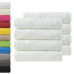 Handtuch Handtücher Frottee 100% Baumwolle 400g/m² in vielen Farben 50x100 cm