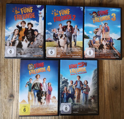 Fünf Freunde Vol. 1 - 4 & Fünf Freunde und das Tal der Dinosaurier  ( DVDs )