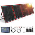 200W Faltbar Tragbar SolarPanel + 12V 20A Batterie Ladegerät Camping Wohnmobil