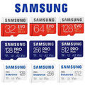 Samsung Micro SD Karte MicroSD Speicherkarte 32GB 64GB 128GB 256GB 512GB