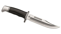 Herbertz 284715 Buck Einhandmesser Messer mit Stahlklinge und Lederscheide