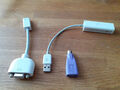 Original Apple Computer Adapter USB, Ethernet, Mini DVI - VGA