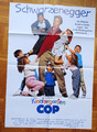 KINDERGARTEN COP Filmplakat A1 Schwarzenegger Klamauk 1991