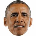 Barack Obama (Old) Maske aus Karton