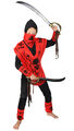 Drachen Ninja Kostüm für Jungen schwarzes Ninjakostüm Halloween Kinderkostüm