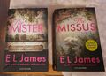 The Mister & The Missus  2 Paperback Bücher von E. L. James zusammen wie neu
