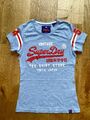 Superdry T-Shirt - 10/6/38 - Vintage - Entspricht S/M hellblau
