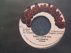 Carl Dawkins - Baby I love you 7'' Single REGGAE - Jamaica Pressing