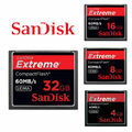 SanDisk 8GB 16GO 32GB Extreme CF Speicher karte CompactFlash 60MB/s UDMA Genuine