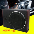 600 Watt Bass Box Aktiv Subwoofer Kompakt Lautsprecher Auto Untersitz Subwoofer