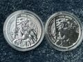 Silbermünze 1 Oz 999 King Arthur Myths & Legends Großbritannien 2 Pounds - 2 Stk