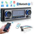 Retro Autoradio Bluetooth Freisprecheinrichtung USB FM AUX MP3 1 DIN Oldtimer