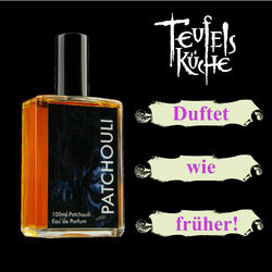 Teufelsküche Patchouli Natur, original wie in den 70er/80er Jahren, 100ml Gothic