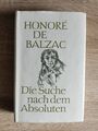 Buch: Die Suche nach dem Absoluten, Balzac, Honore de. Die menschliche Komödie