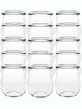 24 Set Weck Gläser 220ml Dessertgläser Einmachglas Einkochglas Sturzglas Glas