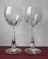 2x Nachtmann „Isabella“ Rotweingläser Rotwein Glas H 18 cm, Ø 6,5 cm, signiert