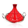 Marokkanische Tajine Tajin Tajgin Tagine Rostos Rot Ø 34 cm Keramik Induktion