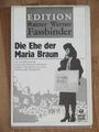 VHS - Die Ehe der Maria Braun - Edition Rainer Werner Fassbinder - atlas Film