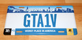 Grand Theft Auto IV Liberty City Stories Nummernschild Collectible Number Plate