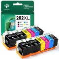 1-12 Tintenpatronen für Epson 202 XL Expression Premium XP 6000 6100 6105 6005