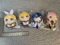 Vocaloid Mini Plüschtiere Konvolut Rin, Len, Kaito & Luka offizielle Ware Japan 