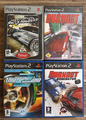 4x PS2 | Autorennen | Need for Speed Burnout Dominator Underground 2 Most Wanted