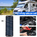 60W 12V Solarpanel Kit Solarmodul USB-Ladegerät Solarzelle Solar Auto Ladegerät