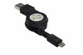 USB Kabel Datenkabel ausziehbar für TomTom Start 25 Europe Traffic